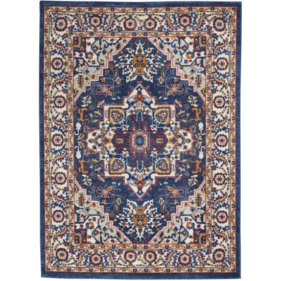 Nourison Passion PSN33 Area Rug, Blue/Multicolor, 3'9" x 5'9"