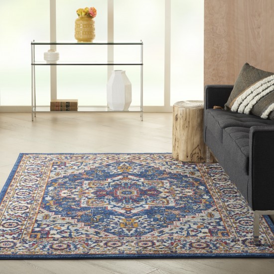 Nourison Passion PSN33 Area Rug, Blue/Multicolor, 3'9" x 5'9"