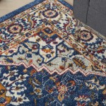 Nourison Passion PSN33 Area Rug, Blue/Multicolor, 3'9" x 5'9"