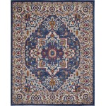 Nourison Passion PSN33 Area Rug, Blue/Multicolor, 8' x 10'