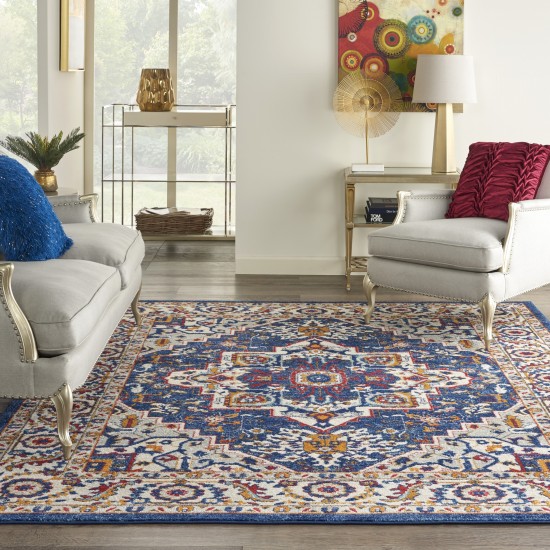 Nourison Passion PSN33 Area Rug, Blue/Multicolor, 8' x 10'