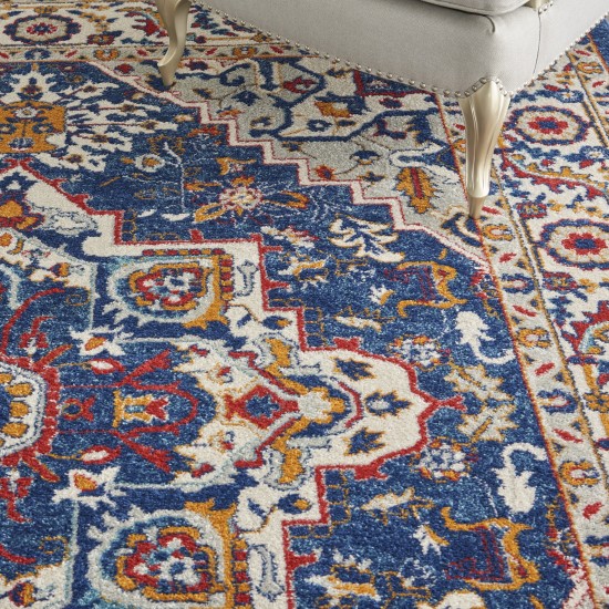 Nourison Passion PSN33 Area Rug, Blue/Multicolor, 8' x 10'