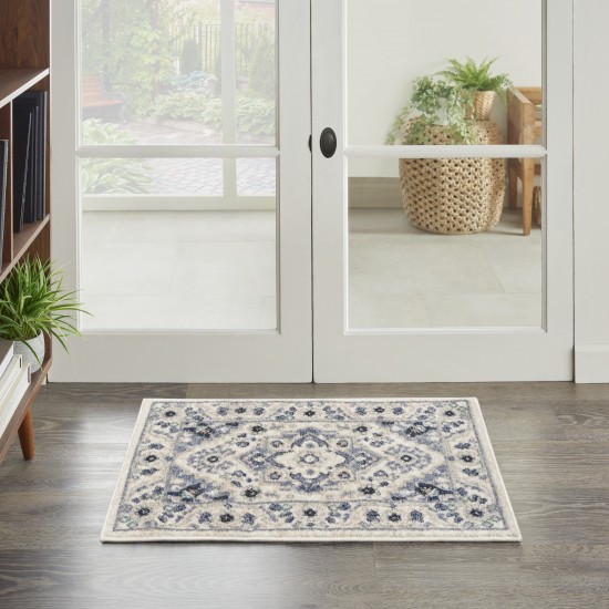 Nourison Passion PSN33 Area Rug, Ivory/Grey, 1'10" x 2'10"