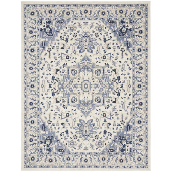 Nourison Passion PSN33 Area Rug, Ivory/Grey, 8' x 10'