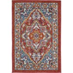 Nourison Passion PSN33 Area Rug, Red/Multicolor, 1'10" x 2'10"