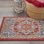 Nourison Passion PSN33 Area Rug, Red/Multicolor, 1'10" x 2'10"