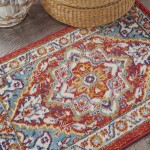 Nourison Passion PSN33 Area Rug, Red/Multicolor, 1'10" x 2'10"