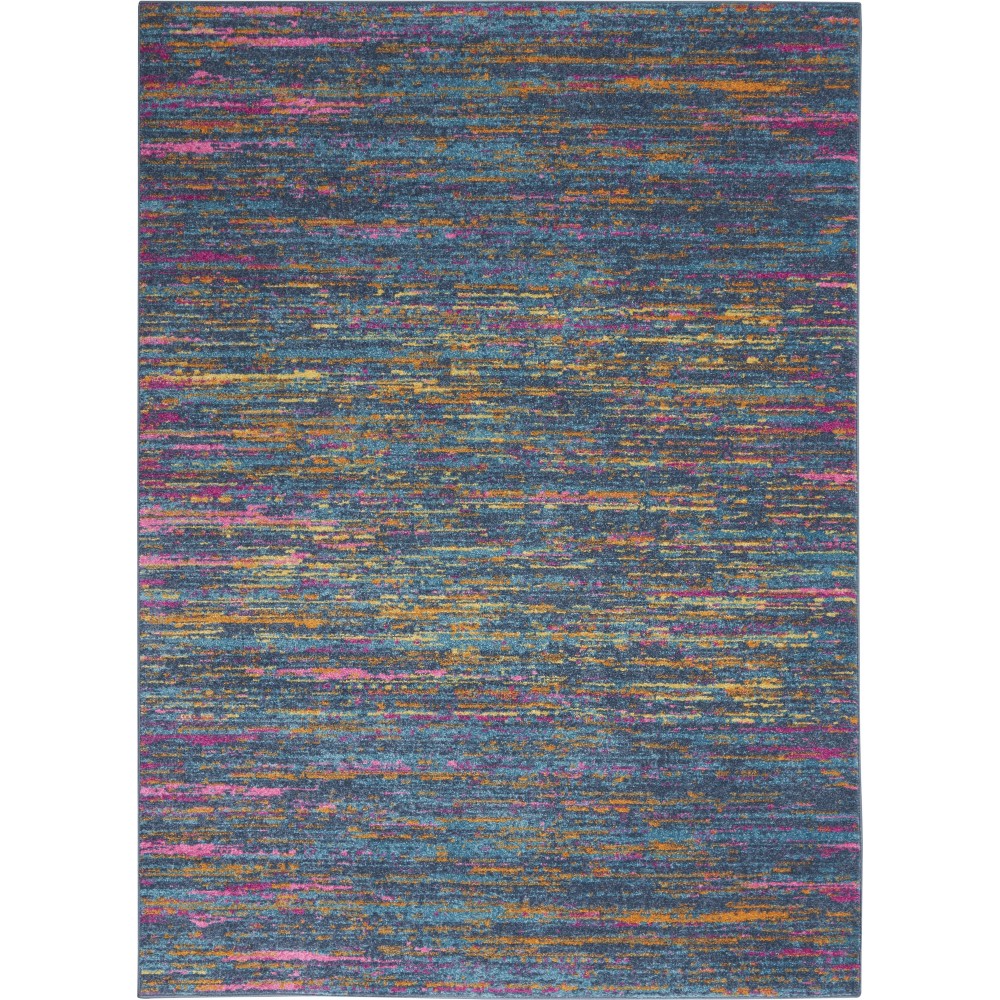 Nourison Passion PSN35 Area Rug, Blue/Multicolor, 5'3" x 7'3"