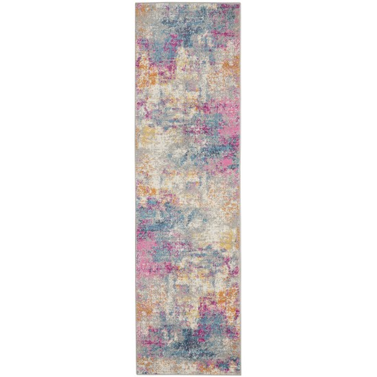 Nourison Passion PSN36 Runner Rug, Ivory/Multicolor, 2'2" x 10'