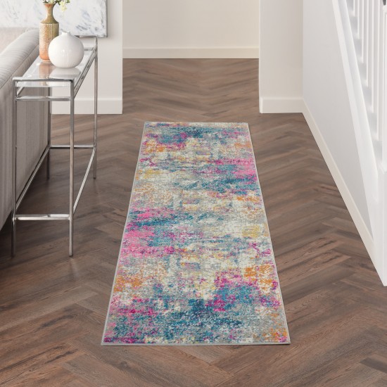 Nourison Passion PSN36 Runner Rug, Ivory/Multicolor, 2'2" x 10'