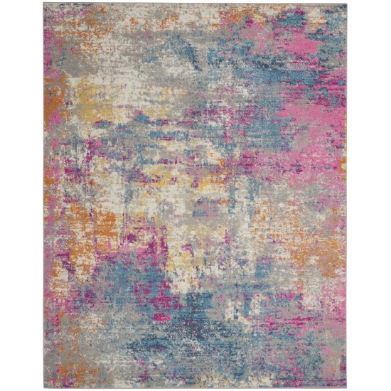 Nourison Passion PSN36 Area Rug, Ivory/Multicolor, 6'7" x 9'6"