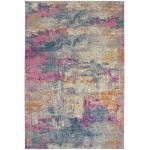 Nourison Passion PSN36 Area Rug, Ivory/Multicolor, 9' x 12'