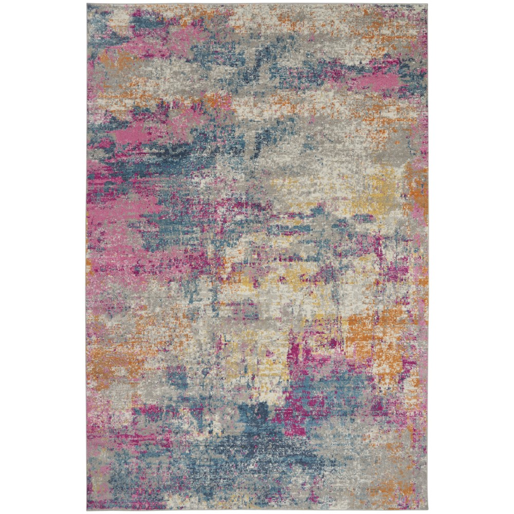 Nourison Passion PSN36 Area Rug, Ivory/Multicolor, 9' x 12'