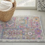 Nourison Passion PSN37 Area Rug, Grey/Multicolor, 1'10" x 2'10"