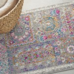 Nourison Passion PSN37 Area Rug, Grey/Multicolor, 1'10" x 2'10"