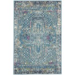 Nourison Passion PSN38 Area Rug, Blue, 1'10" x 2'10"