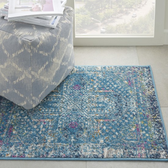 Nourison Passion PSN38 Area Rug, Blue, 1'10" x 2'10"