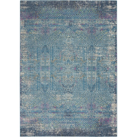 Nourison Passion PSN38 Area Rug, Blue, 3'9" x 5'9"