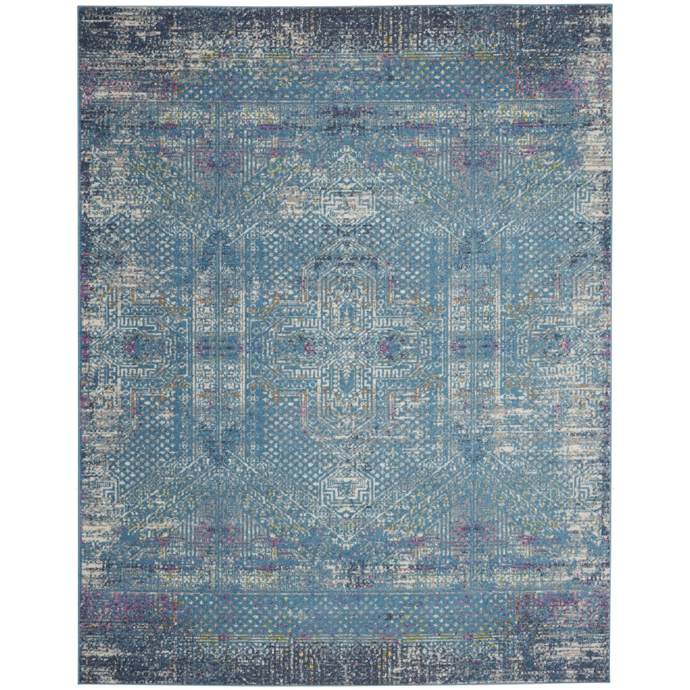 Nourison Passion PSN38 Area Rug, Blue, 8' x 10'