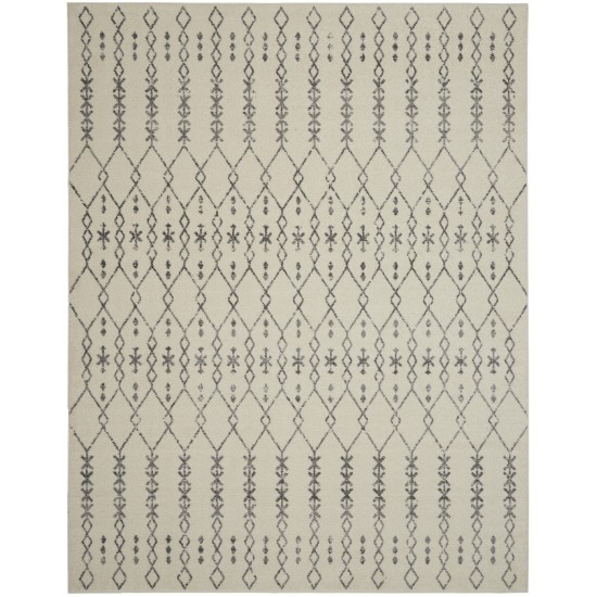 Nourison Passion PSN40 Area Rug, Ivory/Grey, 8' x 10'