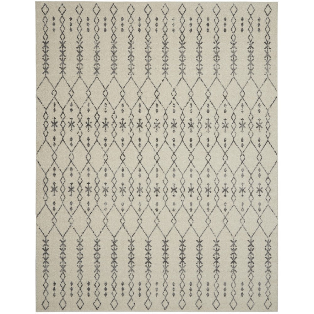 Nourison Passion PSN40 Area Rug, Ivory/Grey, 8' x 10'