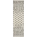 Nourison Passion PSN42 Runner Rug, Ivory/Grey, 2'2" x 7'6"