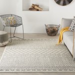 Nourison Passion PSN42 Area Rug, Ivory/Grey, 3'9" x 5'9"