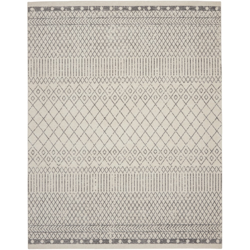 Nourison Passion PSN42 Area Rug, Ivory/Grey, 8' x 10'