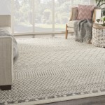 Nourison Passion PSN42 Area Rug, Ivory/Grey, 8' x 10'