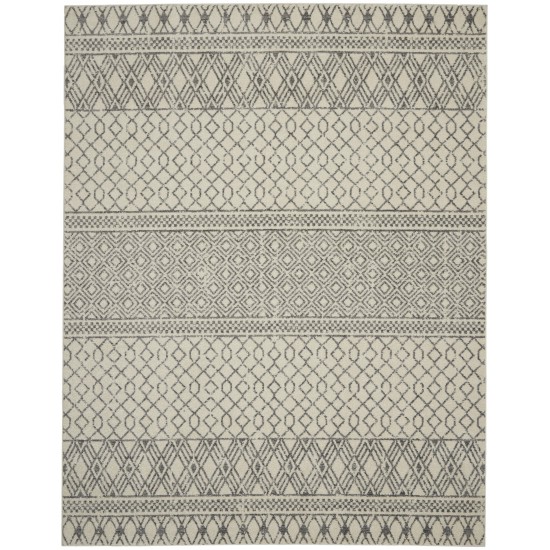 Nourison Passion PSN43 Area Rug, Ivory/Grey, 8' x 10'