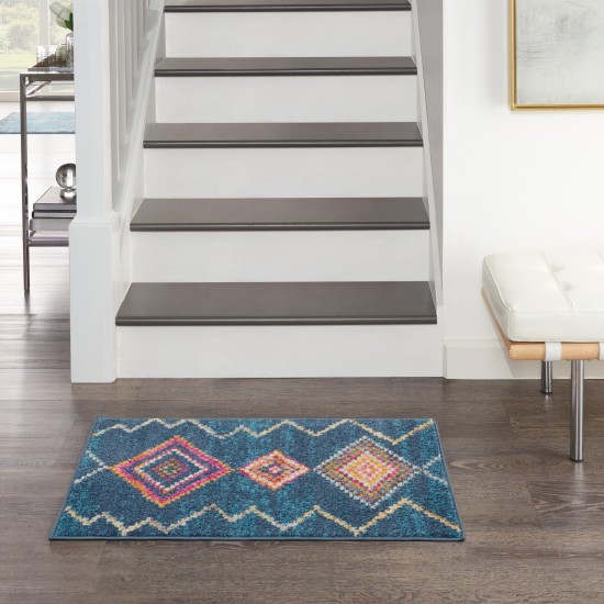 Nourison Passion PSN44 Area Rug, Navy, 1'10" x 2'10"