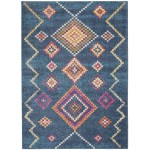 Nourison Passion PSN44 Area Rug, Navy, 5'3" x 7'3"