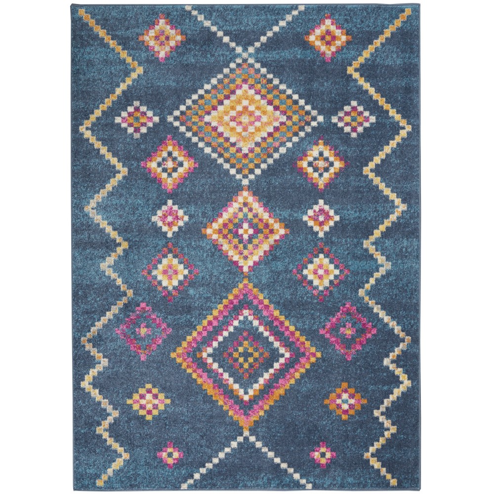 Nourison Passion PSN44 Area Rug, Navy, 5'3" x 7'3"