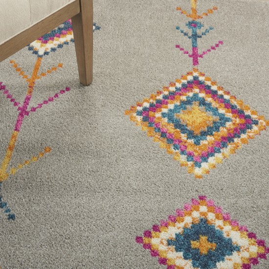 Nourison Passion PSN46 Area Rug, Grey/Multicolor, 5'3" x 7'3"