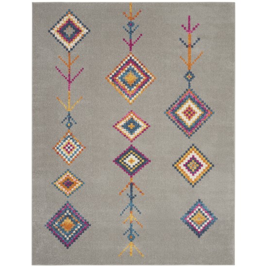 Nourison Passion PSN46 Area Rug, Grey/Multicolor, 8' x 10'