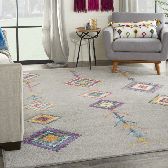 Nourison Passion PSN46 Area Rug, Grey/Multicolor, 8' x 10'