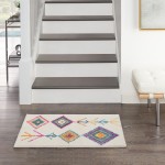 Nourison Passion PSN46 Area Rug, Ivory/Multicolor, 1'10" x 2'10"