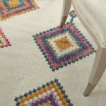 Nourison Passion PSN46 Area Rug, Ivory/Multicolor, 3'9" x 5'9"