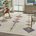 Nourison Passion PSN46 Area Rug, Ivory/Multicolor, 8' x 10'