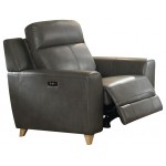 ACME Cayden Recliner (Power Motion), Gray Leather-Aire Match