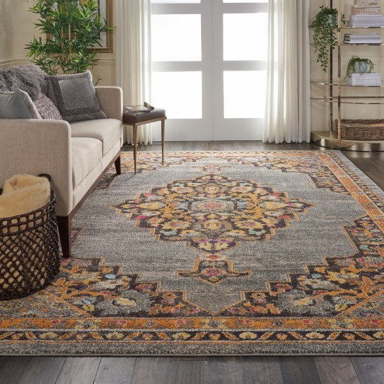 Nourison Passionate PST01 Area Rug, Grey, 7'10" x 10'