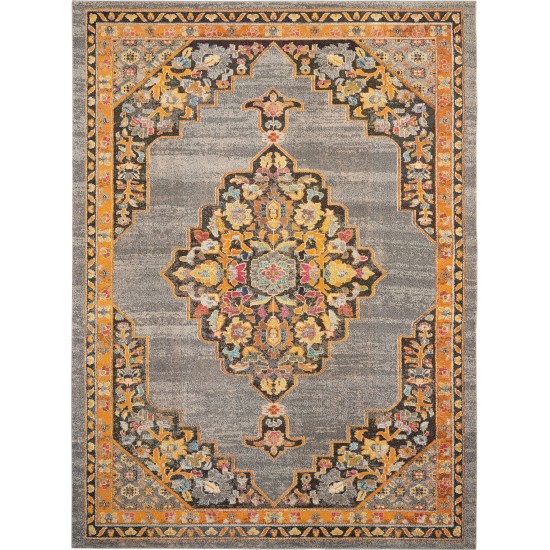 Nourison Passionate PST01 Area Rug, Grey, 8'9" x 11'9"