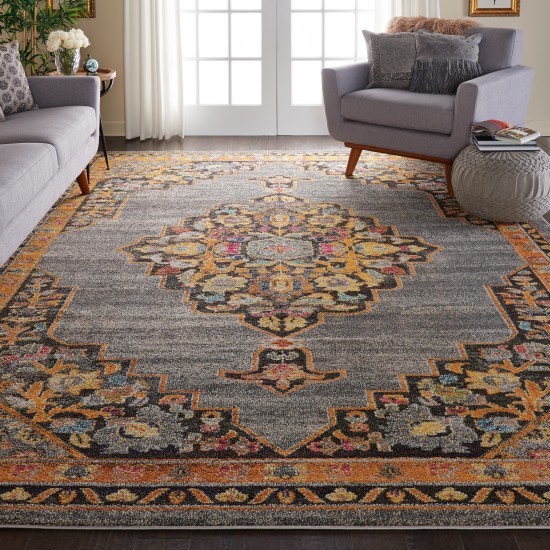 Nourison Passionate PST01 Area Rug, Grey, 8'9" x 11'9"