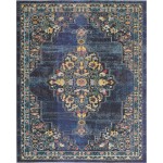 Nourison Passionate PST01 Area Rug, Navy, 7'10" x 10'