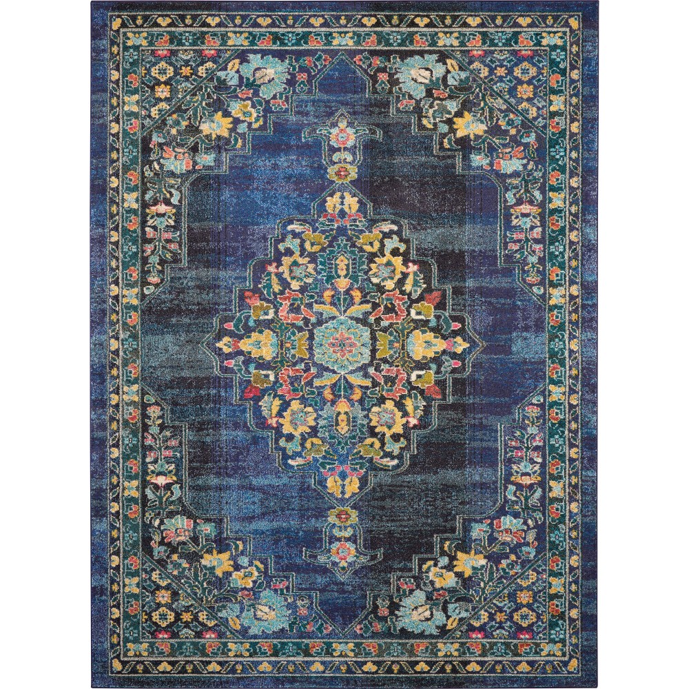 Nourison Passionate PST01 Area Rug, Navy, 8'9" x 11'9"