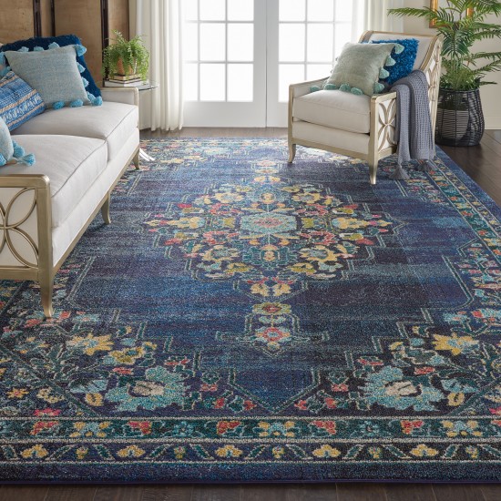 Nourison Passionate PST01 Area Rug, Navy, 8'9" x 11'9"