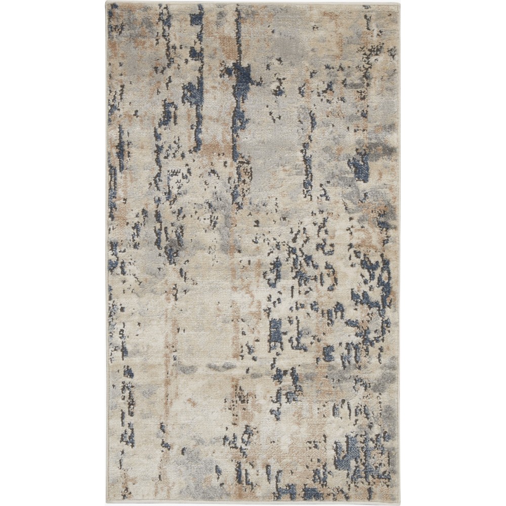 Nourison Quarry QUA01 Area Rug, Beige/Grey, 2'2" x 3'9" Nourison Quarry QUA01 Area Rug, Beige/Grey, 2'2" x 3'9"
