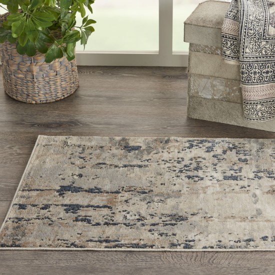 Nourison Quarry QUA01 Area Rug, Beige/Grey, 2'2" x 3'9"