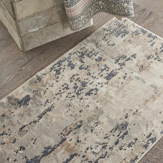 Nourison Quarry QUA01 Area Rug, Beige/Grey, 2'2" x 3'9"