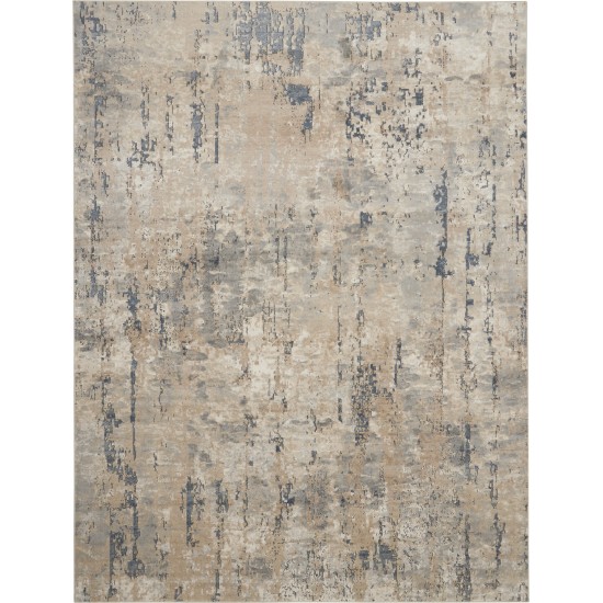 Nourison Quarry QUA01 Area Rug, Beige/Grey, 7' x 10'